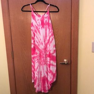 Cat and Jack Pink Tie Dye Dress Size Youth XL